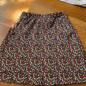 Floral A shape skirt